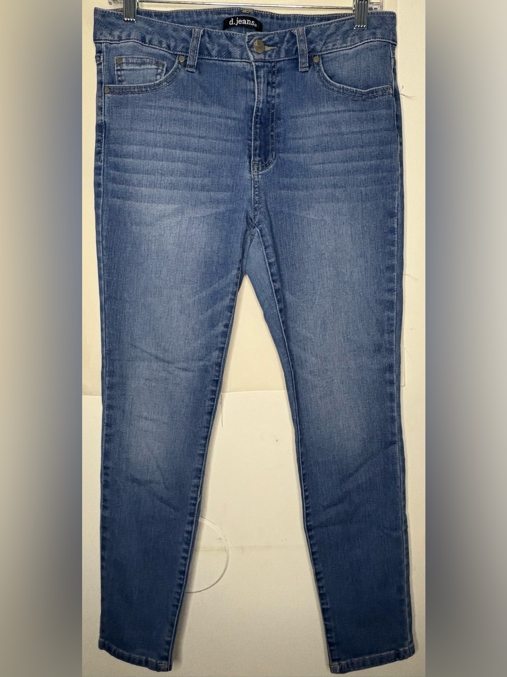 d. jeans Women's High Rise Blue Skinny Jeans